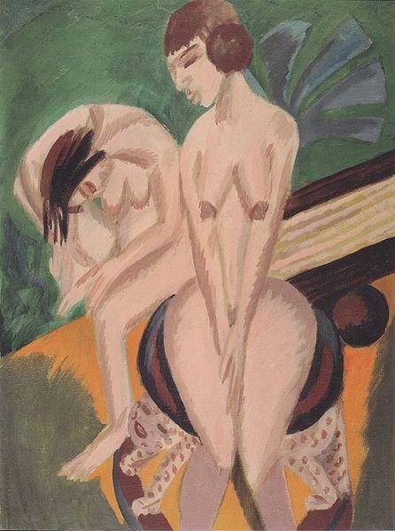 Ernst Ludwig Kirchner Zwei Akte im Raum